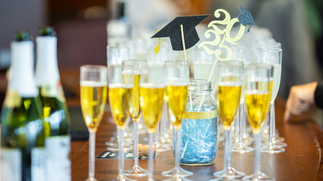 Champagne glasses